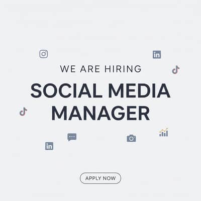 Social Media Manager Full Time On Site Timing: mon-sat 10am-7pm