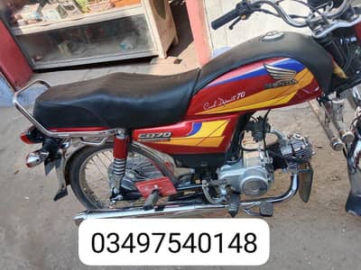 Honda CD 70 urgent for sale kagjat clear