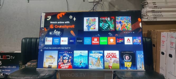 55. INCH QLED TV NEW BOX PACK 3. YEAR WARRANTY O322-1257237