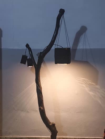 Branch tree floor lamp