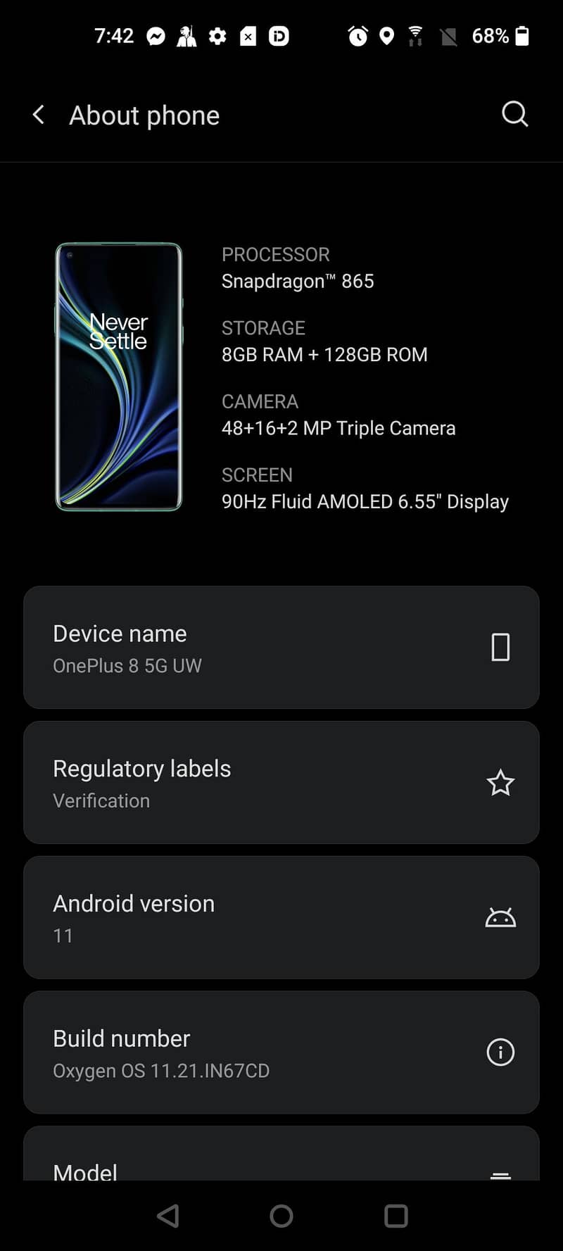 One Plus 8 5g 1