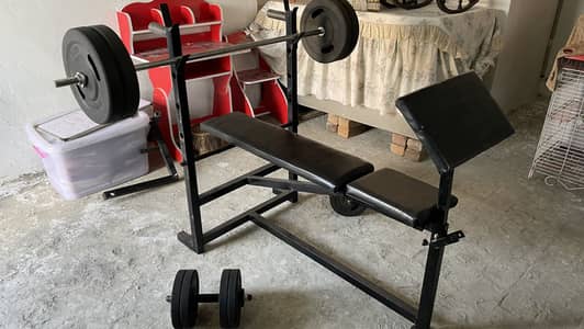 Small home gym equipment.