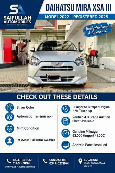 Daihatsu Mira 2022