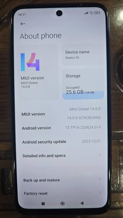 Xiaomi Redmi 10