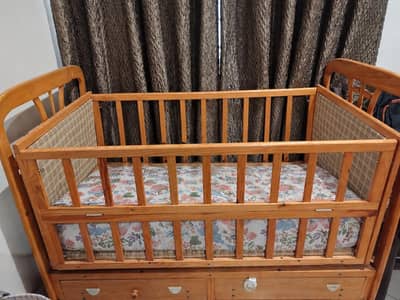 Wooden Baby Cot