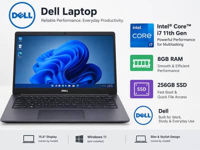 dell lattitude 8gb ram 256 GB ROM 15.6 inch screen with charger