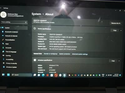 HP pavilion x360 convertible 14 RAM 8 SSD 256 with 4GB graphic card