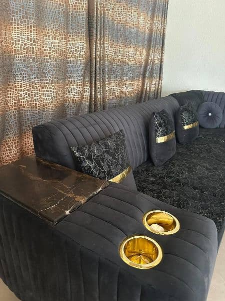 Sofa Set 7 Seater Corner with Table 6