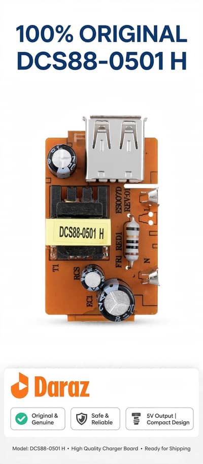 DCS88-0501 H Original Charger Board 5V - 100% Genuine