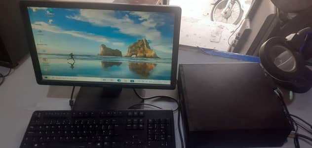 DELL DESKTOP PC I5 6TH GENERATION  WITH LED 19"  AND ALL ACCESSORIES