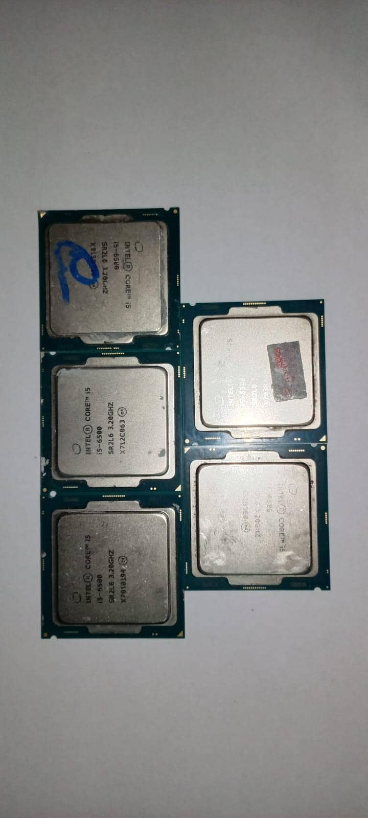 Ok processors All working 0