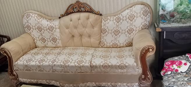 Luxury Royal Style 5 Seater Sofa Set (3+1+1)
