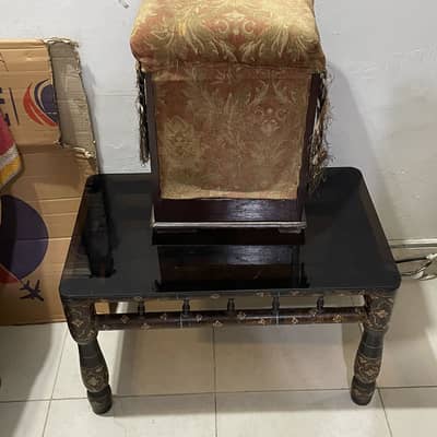 Table with stool