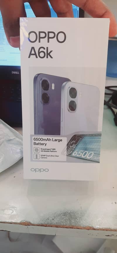 OPPO A6k box pack 4GB  128 GB