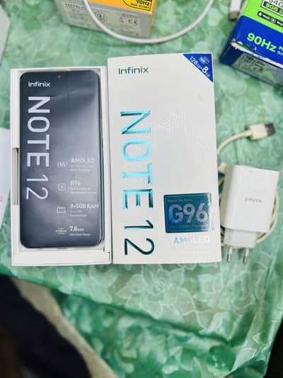 Infinix Note 12 G96 with box charger