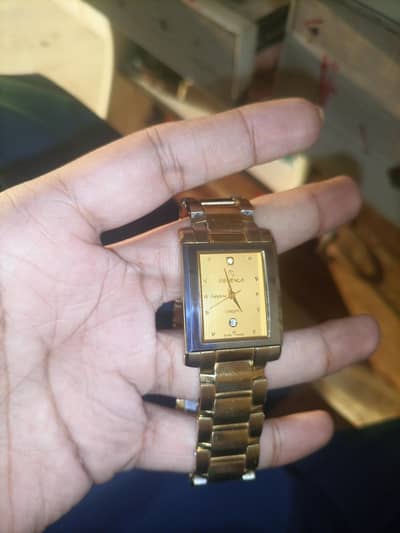 Essence Analog Wrist Watch ( Gold )