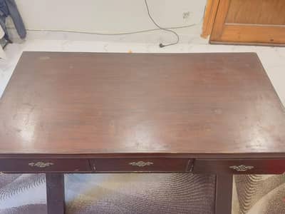 Wooden Study Table / Office Desk with 3 Drawers