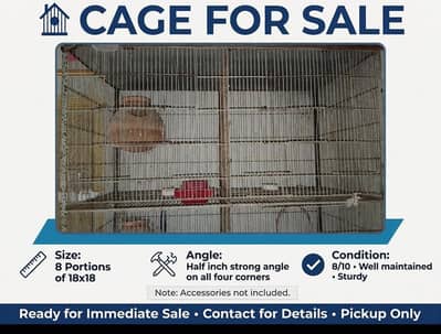 cage 8 portions for sale