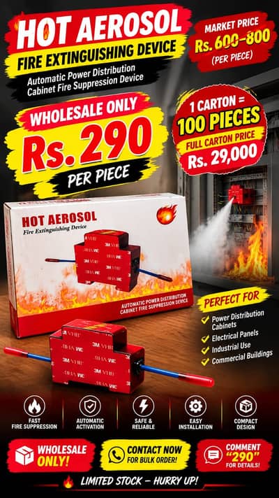 HOT AEROSOL  MARKET FIRE EXTINGUISHING DEVICE
