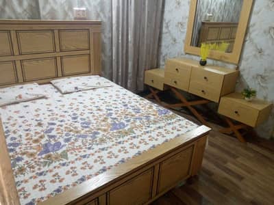 Brand New Tali Wood Bed with Dressing & Side Tables | No Mattress