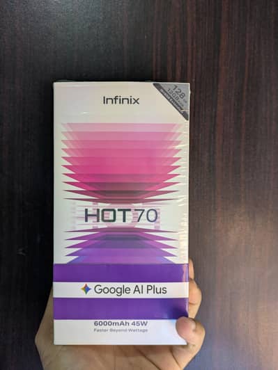 Infinix Hot 70 box pack non active