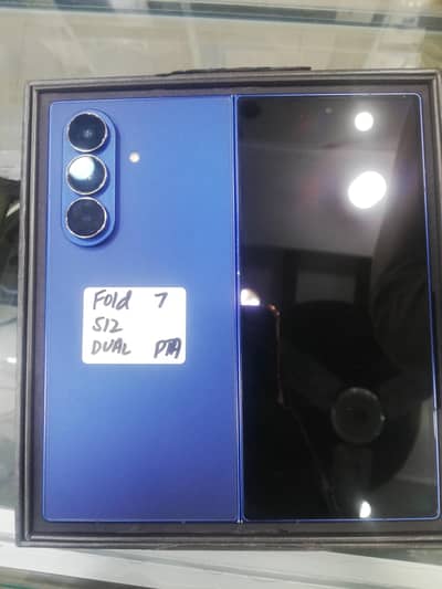 Samsung galaxy Z Fold 7 Blue 512 gb official pta complete box