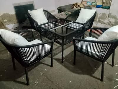 CAFE'S RESTAURANT OUTDOOR RATTAN ROPE FURNITURE AVAILABLE FOR