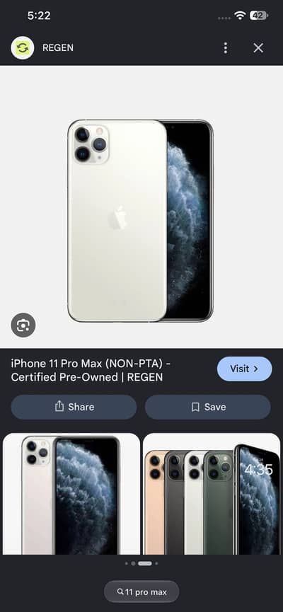 Apple iPhone 11 Pro Max  256