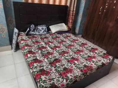 Double bed with mattress