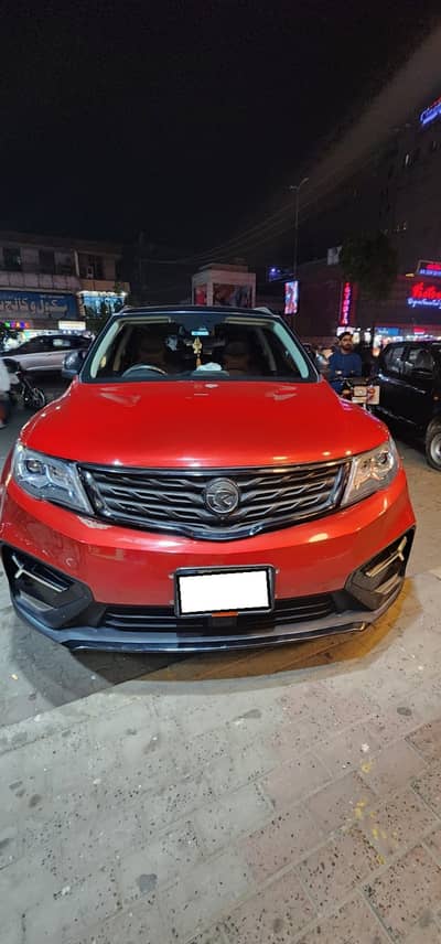 Proton X70 Lahore most beautiful SUV Red and Black