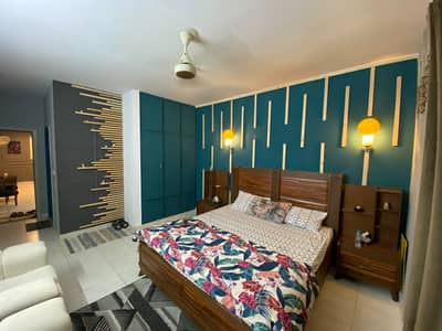 Fully Furnished 1-Bedroom Apartment for Rent Abu Dhabi Tower, F-11 Islamabad