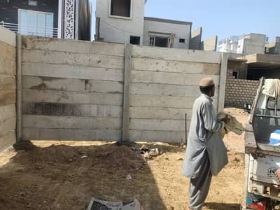 Precast Roof & Boundary Wall / Concrete Blocks & Cement