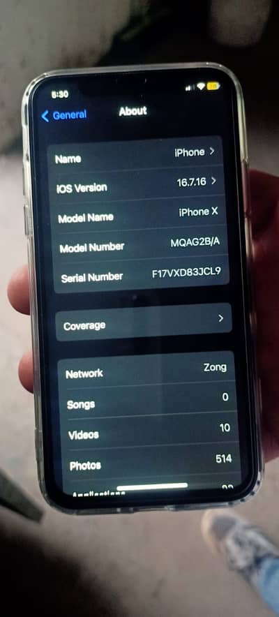 Apple iPhone X