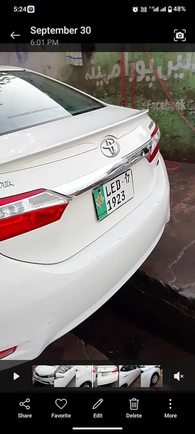 Toyota Corolla XLI 2017