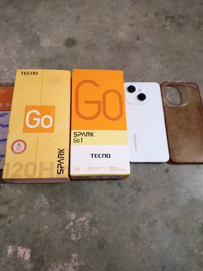 Tecno Spark Go 1 8GB Ram 128GB Rom All accessories complete with Box.
