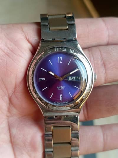 Original Swatch Irony Swiss Made (Full Length Chain)