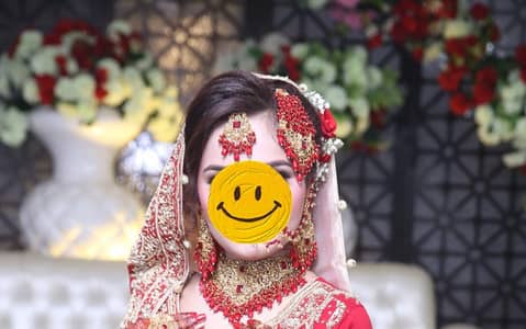 Indian style Bridle jhalar jewellery set