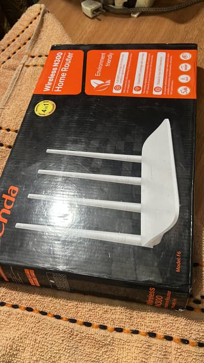 Tenda Router N300 Extender Repeater 4 Antenna