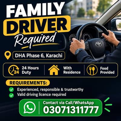 family driver required