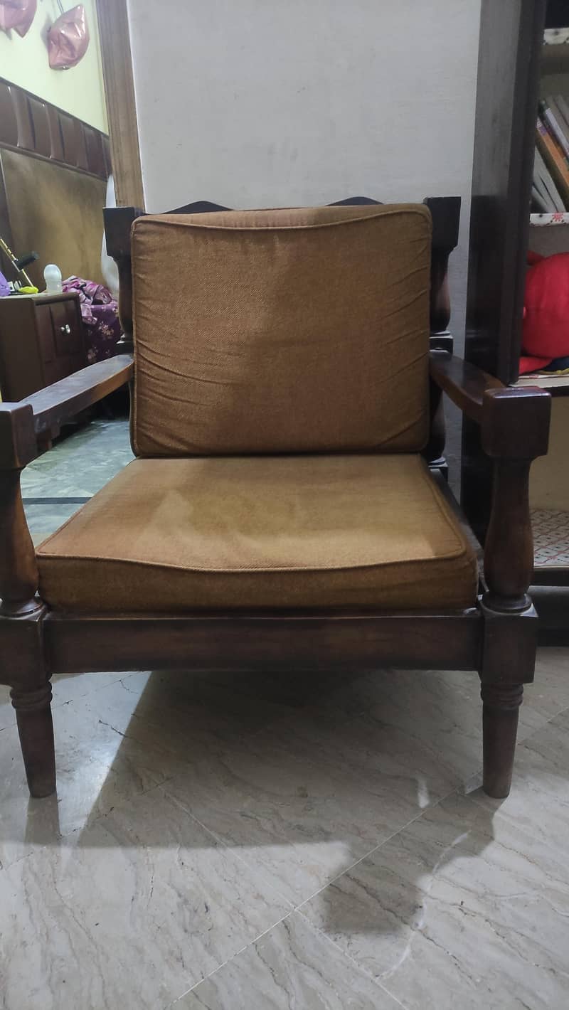 wooden sofa - 5 seater - sofa set 4