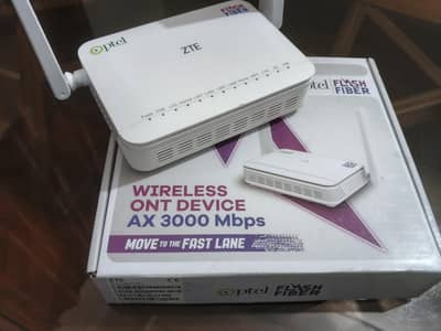 ZTE PTCL Wifi 6 AX3000 GPON ROUTER (Unlocked )
