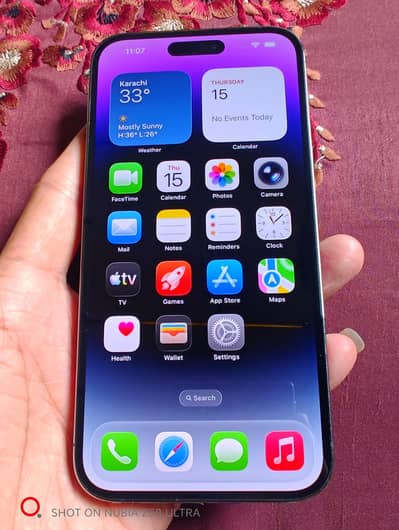iPhone 14 Pro Max Price es liye km lgai k aj hi sel krna hy 256Gb 87Bt