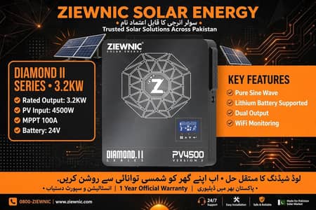 Ziewnic Diamond Series 3.2KW - PV4500
