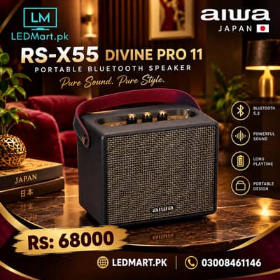 AIWA BLUETOOTH SPEAKER with bettry RS-X55