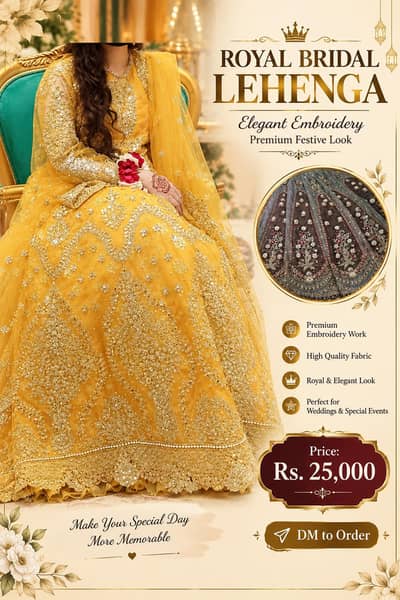 Embroidid Lehnga