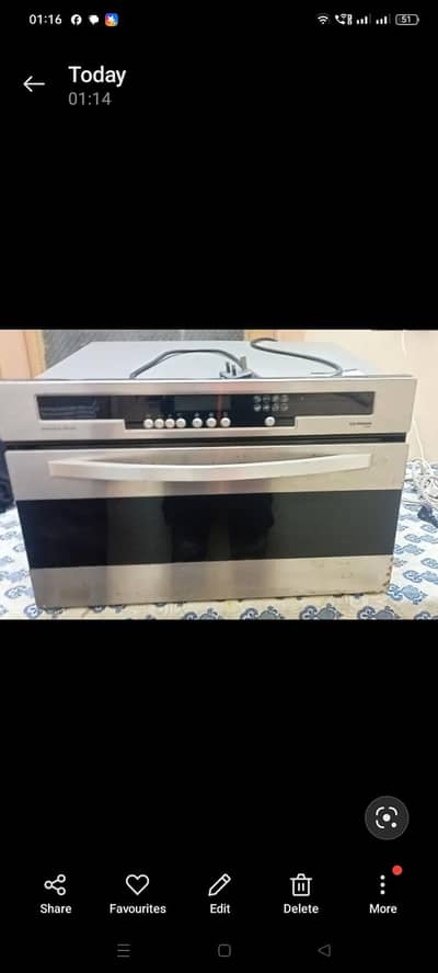 Steam oven