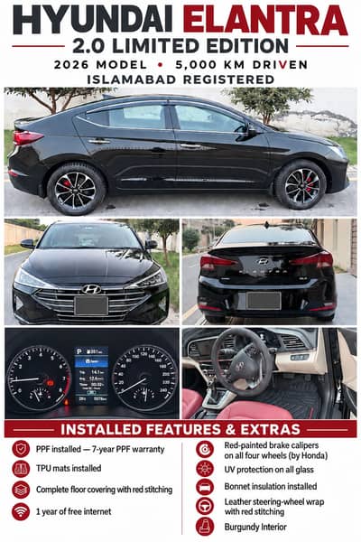 Hyundai Elantra 2.0 Limited Edition 2026