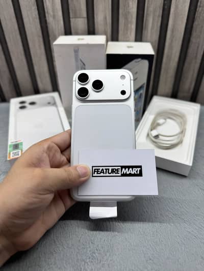 17 Pro Max (G-Next) | 256GB | 100% | PTA Approved | Silver | Apple