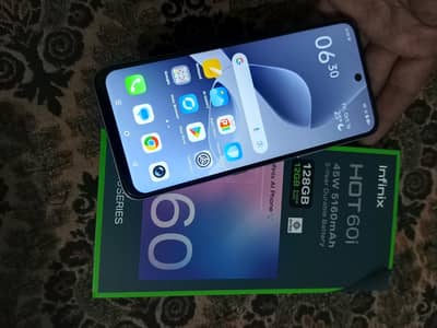 Infinix HOT 60i. 6+6gb 128gb COMPLETE BOX.