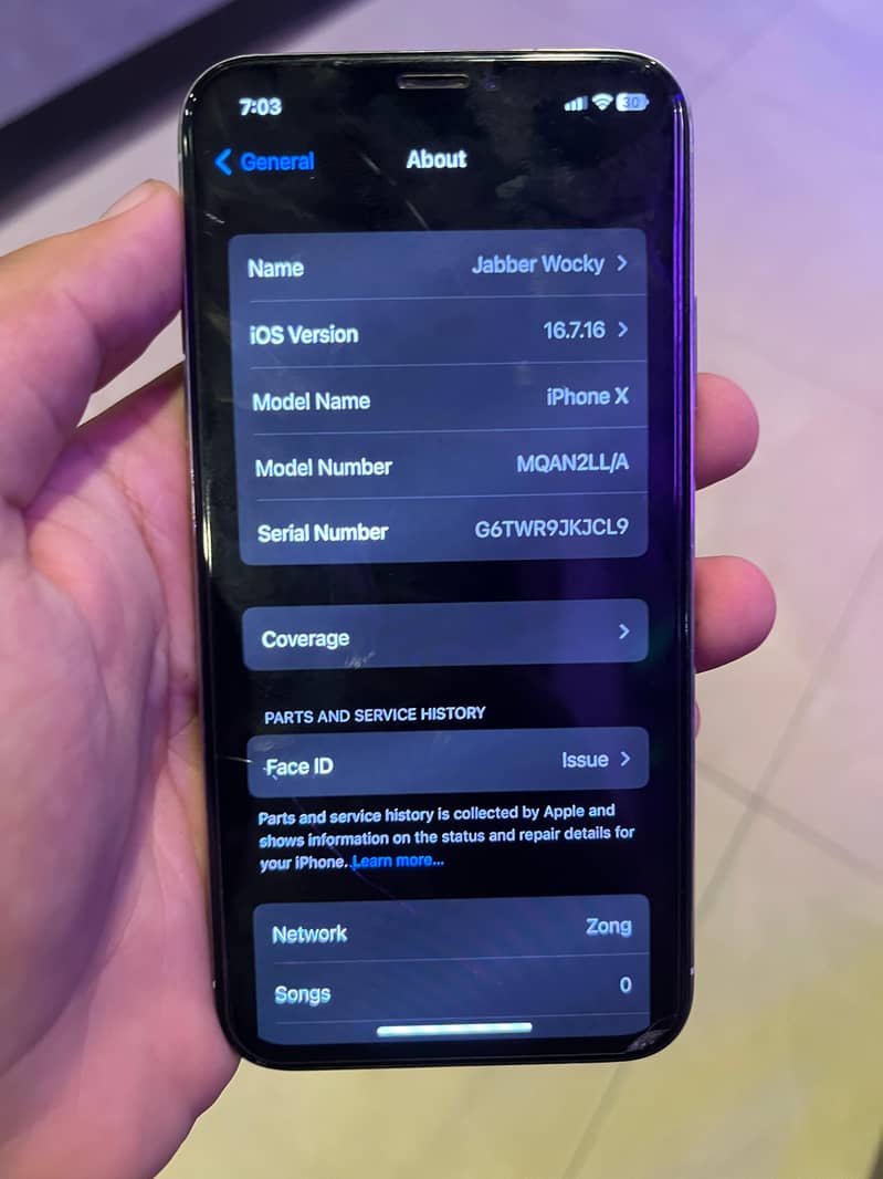 Apple iPhone X 7